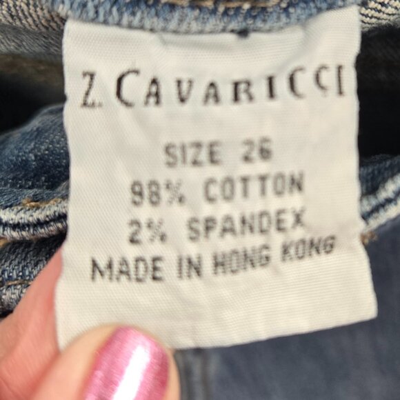 Vintage Z. Cavaricci Blue Jeans Y2k Size 26 Plus - Picture 10 of 12